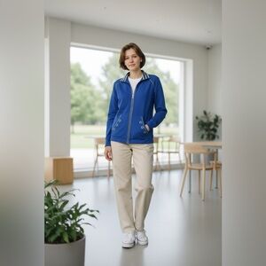 QUACKER FACTORY EMBELLISHED Nautical TWIN SET‎